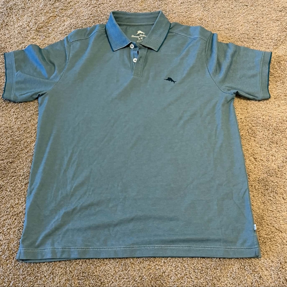 Tommy Bahama Men's Blue Polo Shirt